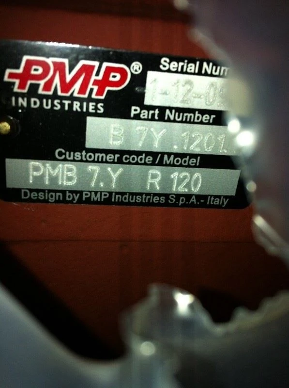 Italy PMP Mixer Parts PMP PMB6.5 R120 Reducer PMP PMB7.1 R130